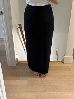 COS Black Straight Skirt With Stretch